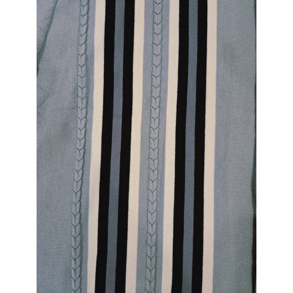 NWT PJ Paul Jones Vintage Striped Men's LS Cardigan BD Sweater 2XL Gray - Picture 5 of 5